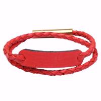 دستبند چرمی آتیس کد I2000RED Atiss I2000RED Leather Bracelet