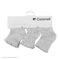 جوراب کارامل مدل COK2393G بسته 3 عددی Caramell COK2393G Socks Pack Of 3