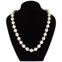 گردنبند سنگ حدید و طرح مروارید مانچو مدل sf516 mancho Sf516 Pearl Necklace