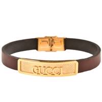 دستبند چرمی کهن چرم طرح گوچی مدل BR99-7 Kohan Charm Gucci BR99-7 Leather Bracelet