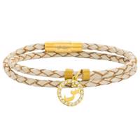 دستبند طلا 18 عیار کیا گالری مدل AB258-SH Kia Gallery AB258-SH Gold Bracelet