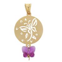 آویز گردنبند طلا 18 عیار ماهک مدل MM0820 Maahak MM0820 Gold Necklace Pendant Plaque