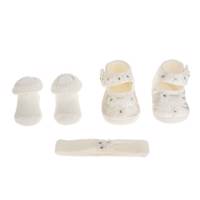 ست هدبند و جوراب نوزادی یومسه مدل 4034 Yumese 4034 Baby Headband And Socks Set