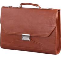 کیف اداری چرم طبیعی کهن چرم مدل L1 Kohan Charm L1 Leather Office Bag