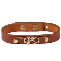 دستبند چرمی دوک طرح بهمن مدل 6-702 - Duk Bahman 702-6 Leather Bracelet