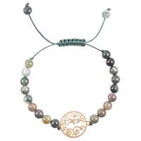 دستبند طلا 18 عیار رزا مدل BS59 Rosa BS59 Gold Bracelet
