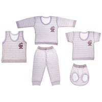 ست لباس نوزادی ابتسام مدل 121 Ebtesam 121 baby clothe set