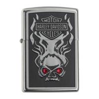 فندک زیپو مدل 28267 HD Skull Red Crystal Zippo HD Skull Red Crystal 28267 Lighter