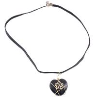 گردنبند چرمی جی دبلیو ال مدل HG 16004 JWL HG 16004 Necklace