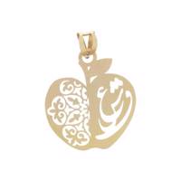 آویز گردنبند طلا 18 عیار رزا مدل N138 Rosa N138 Gold Necklace Pendant Plaque