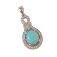 گردنبند نقره فیروزه بلو استون کد 396110208 Blue Stone 396110208 turquoise