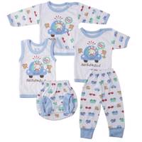 ست لباس نوزادی ندا و ساراگل مدل 1566 Neda And Saragol 1566 Baby Clothes Set
