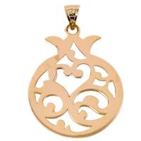 آویز گردنبند طلا 18 عیار اسنوگلد کد 13002 Snow Gold 13002 Gold Necklace Pendant Plaque