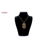 گردنبند آی جواهر طرح جغد کد 1100120G