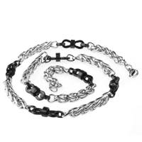 گردن بند مردانه تمام استیل مدل SSN-1739