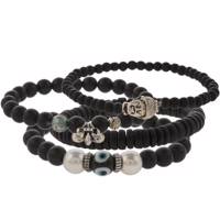 دستبند مهره‌ای جی دبلیو ال مدل B15129 JWL B15129 Bracelets