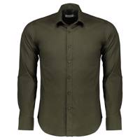 پیراهن نخی آستین بلند مردانه پبونی مدل CG - PEBONI CG long sleeve coton shirt