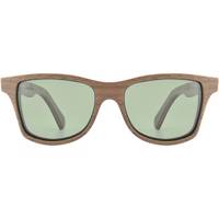 عینک آفتابی شوود سری Acetate مدل Canby Walnut Seashell inlay G15 Shwood Canby Walnut Seashell inlay G15 Sunglasses