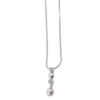 گردنبند کریستال الیور وبر مدل مروارید نرم 8807 Oliver Weber 8807 Soft Pearl Crystal Necklace