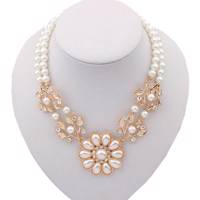 گردنبند مرواریدی الفین مدل el03025 Elfin el03025 Pearl necklace