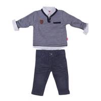 ست لباس پسرانه پوپولین مدل 7012T Popolin 7012T Boys Set