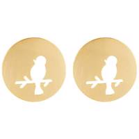 گوشواره طلا 18 عیار پندار گلد مدل GM09 - Pendar Gold GM09 Gold Earing