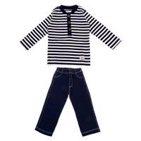 ست لباس پسرانه آدمک مدل 1155012B Adamak 1155012B Baby Boy Clothing Set