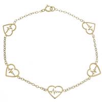 دستبند طلا 18 عیار رزا مدل BC40 Rosa BC40 Gold Bracelet