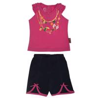 ست لباس دخترانه آدمک مدل 2320001R Adamak 2320001R Baby Girl Clothing Set