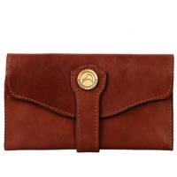 کیف پول چرم طبیعی گالری چرم همدان کد 226001 Hamedan Leather 226001 Leather Bag