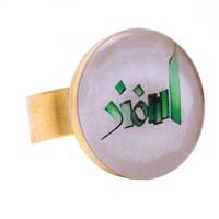 انگشتر باربد طرح ماه اسفند کد WUYT23