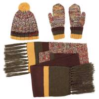 ست شال و کلاه و دستکش مونته مدل 009 Monte 009 Hat And Scarf And Gloves Set