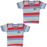 ست تی شرت آستین کوتاه پوشیران مدل Lacoste بسته 2 عددی Pooshiran Lacoste Baby T Shirt With Short Sleeve Set Pack of 2