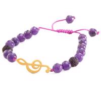 دستبند نوژین مدل Sol Jeid Violet Nojin Sol Jeid Violet Bracelet