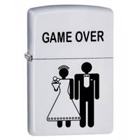 فندک زیپو مدل Game Over کد 60002731 Zippo Game Over 60002731 Lighter