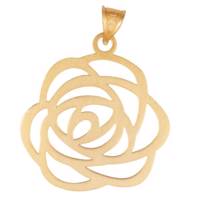 آویز گردنبند طلا 18 عیار رزا مدل N007 Rosa N007 Gold Necklace Pendant Plaque