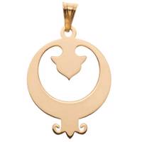 آویز گردنبند طلا 18 عیار ماهک مدل MM0340 Maahak MM0340 Gold Necklace Pendant