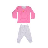 ست لباس دخترانه وان بای وان مدل2-320 One By One 320-2 Girl Baby Clothing Set