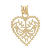 آویز گردنبند طلا 18 عیار رزا مدل N132 Rosa N132 Gold Necklace Pendant Plaque