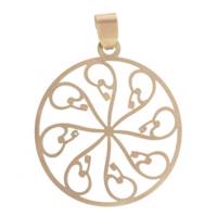 آویز گردنبند طلا 18 عیار پندار گلد مدل AG14 Pendar Gold AG14 Gold Necklace Pendant Plaque