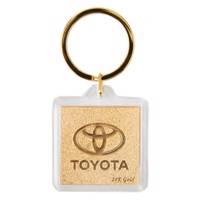 جاسوییچی ورق طلا گالری الون طرح تویوتا کد 198147 - Alone Gallery 198047 Toyota Key Ring