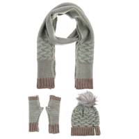 ست کلاه، شال و دستکش زنانه فونم مدل 3072 Fonem 3072 Hat Scarf and Gloves Set For Women