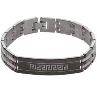 دستبند زنجیری پلاک‌دار جی دبلیو ال مدل B15123 JWL B15123 Bracelets