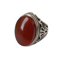 انگشتر مردانه عقیق جواهرات پرشیا کد j017 Natural Agate Ring