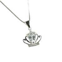 گردنبند تاج نقره جیکس ویمن مدل NSV016 Jix Women NSV016 Silver Necklace