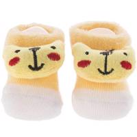 جوراب عروسکی بیبی ساکس طرح گربه Baby Socks Cat Puppet Footwear