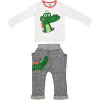 ست لباس پسرانه دینو مدل 14KTK-TMSHBAG Deno 14KTK-TMSHBAG Boys Clothes Set