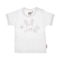 تی شرت آستین کوتاه نوزادی نیلی مدل Rabbit Nili Rabbit Baby T Shirt With Short Sleeve