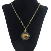 گردنبند مودی سف مدل چشم ببر کد KH10