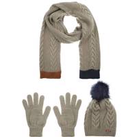 ست کلاه، شال و دستکش فونم مدل 3071 Fonem 3071 Beanie Scarf And Gloves Set